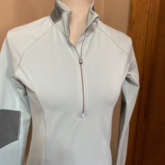 ATHLETA S Candescent Running Half Zip Mint… - Picture 3 of 12